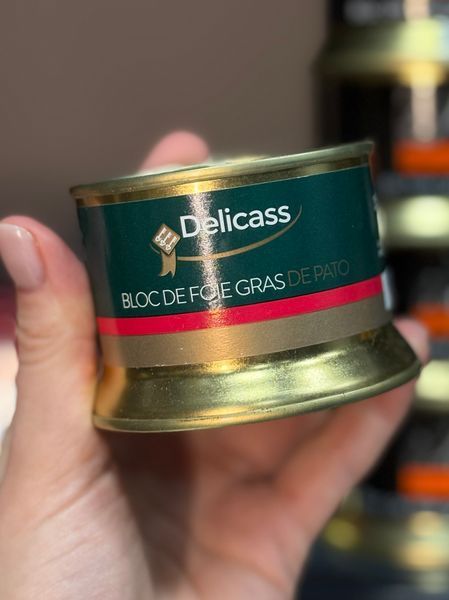 Фуа-гра качина Delicass Bloc de Foie Gras de Pato 130г, Іспанія id_9279 фото