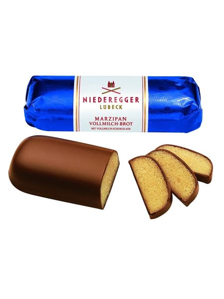 Марципановий батончик Niederegger Marzipan Vollmilch-Brot в молочному шоколаді 125г, Німеччина id_10269 фото