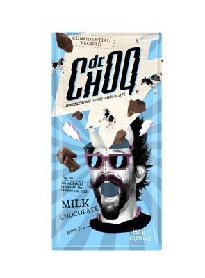 Шоколад молочний Dr. Choq Milk Chocolate 150г, Бельгія id_8663 фото