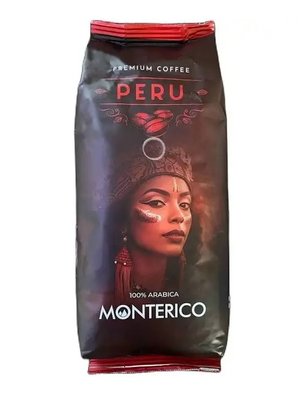 Кава зернах Monterico Peru 100% преміальна перуанська арабіка 1кг, Іспанія id_8101 фото