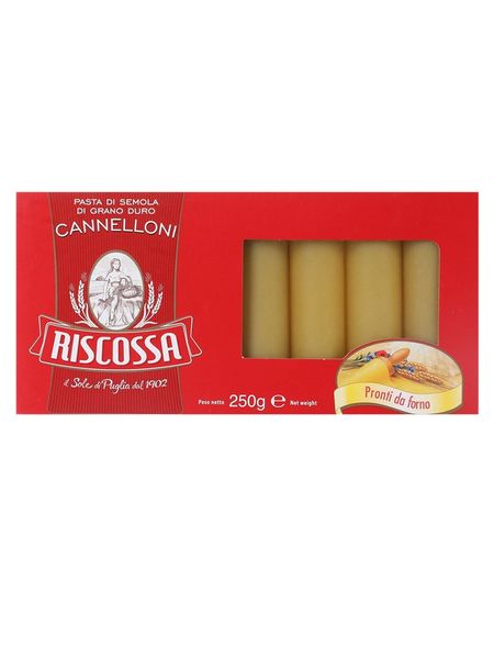 Канелоні з твердих сортів пшениці Riscossa Cannelloni вищий сорт 250г, Італія id_10115 фото