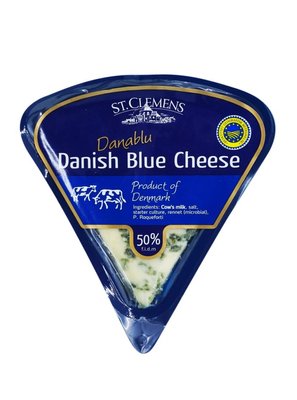 Сир м'який St Clemens Danish Blue Cheese Danablu з блакитною пліснявою 50% 100г, Данія id_335 фото