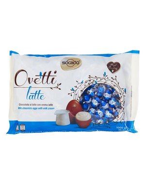 Яєчка з молочного шоколаду Socado Ovetti al Latte з молочним кремом 1кг, Італія id_8916 фото