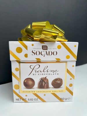Асорті шоколадних праліне Socado Love Passion Chocobox в подарунковій коробці 250г, Італія id_2913 фото