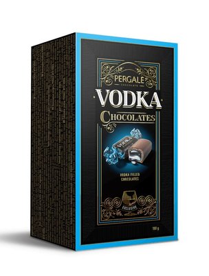 Шоколадні цукерки Pergale with Vodka з горілкою 190г, Литва id_7948 фото