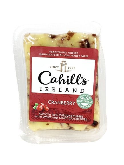 Сир Чеддер Cahill's Cranberry з журавлиною 51% 145г, Ірландія id_810 фото
