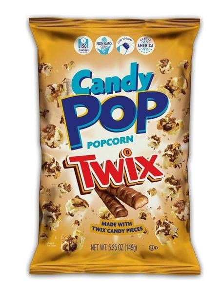 Попкорн Candy Pop Twix Popcorn з хрустким печивом, ​​карамеллю та шоколадом 149г, США id_9909 фото