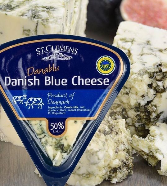 Сир м'який St Clemens Danish Blue Cheese Danablu з блакитною пліснявою 50% 100г, Данія id_335 фото
