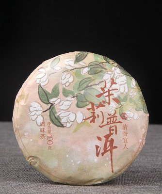Чорний чай Шу Пуер крупнолистовий з квітами жасмину 2021 рік 100г, Китай id_7651 фото