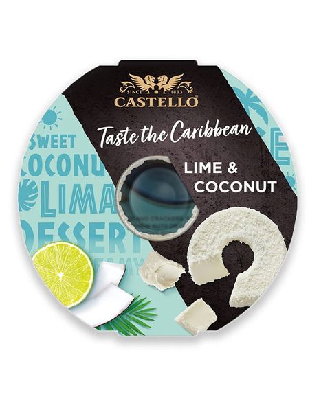 Крем-сир Castello Lime Coconut Taste the Caribbean лайм та кокос Карибський смак 125г, Данія id_10019 фото