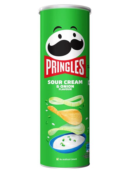 Чіпси Pringles Sour Cream Onion сметана та цибуля 200г, Великобританія id_9866 фото