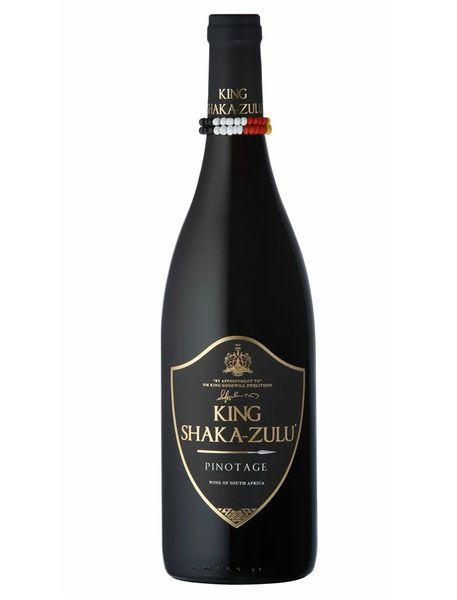 Столове вино червоне сухе King Shaka-Zulu Pinotage 14% 0.75л, ПАР id_9445 фото