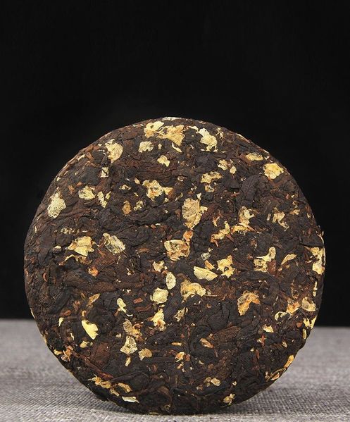 Чорний чай Шу Пуер крупнолистовий з квітами жасмину 2021 рік 100г, Китай id_7651 фото