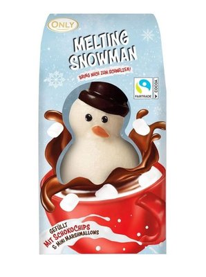 Сніговик з білого шоколаду з міні маршмеллоу Only Hot Chocolate Melting Snowman 75г, Австрія id_8400 фото