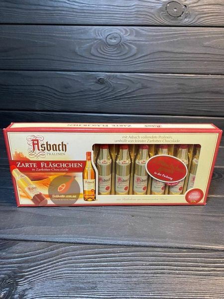 Шоколадні пляшечки Asbach Zarte Flaschchen з бренді 125г, Німеччина id_592 фото
