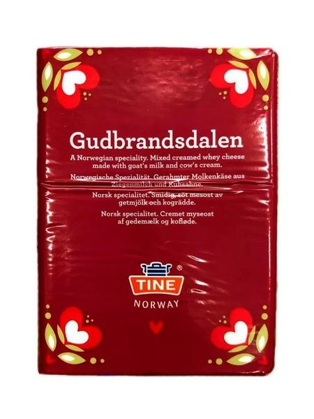 Сир Брюност Гудбрансдален Tine Brunost Gudbrandsdalen карамельний солодко-солоний 1кг, Норвегія id_10426 фото