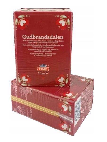 Сир Брюност Гудбрансдален Tine Brunost Gudbrandsdalen карамельний солодко-солоний 1кг, Норвегія id_10426 фото