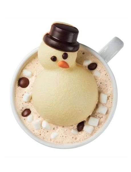 Сніговик з білого шоколаду з міні маршмеллоу Only Hot Chocolate Melting Snowman 75г, Австрія id_8400 фото