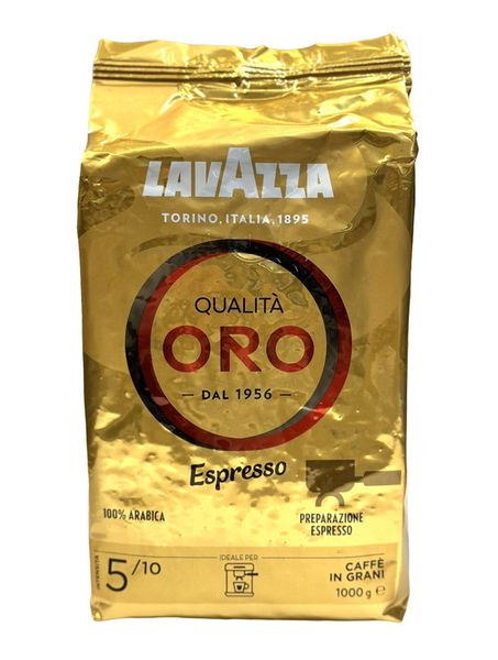 Кава в зернах Lavazza Qualita Oro Espresso Оригінал для італійського ринку 1кг, Італія id_9758 фото