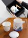 Подарункова чашка з заварником Журавель благополуччя ручної роботи біла, Китай id_7856 фото 5