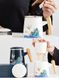 Подарункова чашка з заварником Журавель благополуччя ручної роботи біла, Китай id_7856 фото 4