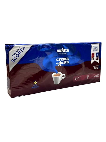 Кава мелена Lavazza Crema e Gusto Ricco для італійського ринку 4шт по 250г, Італія id_9759 фото