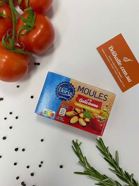 Мідії в томатному соусі з перчиком Les Doris Moules a la galicienne, Франція id_235 фото
