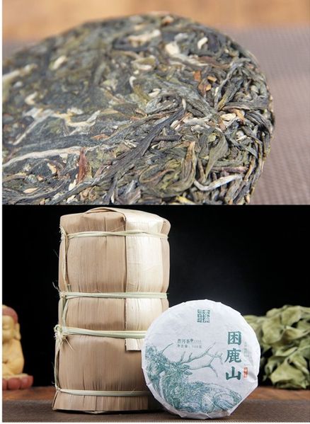 Зелений чай Шен Пуер Сонна гора оленів Lushan 2021 рік 100г, Китай id_7557 фото