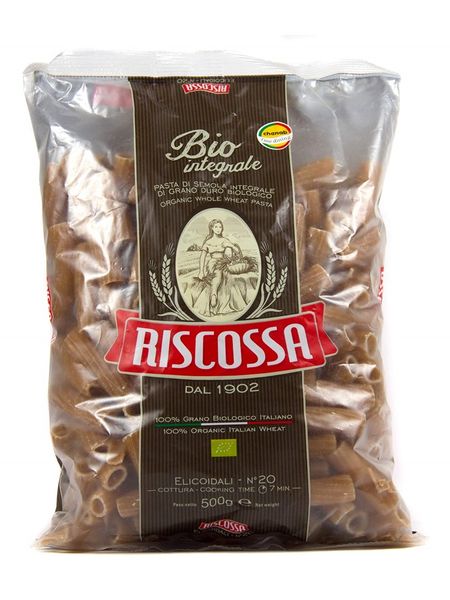 Макарони Riscossa Pasta Bio Integrale Elicoidali цільнозернові органічні 500г, Італія id_9863 фото