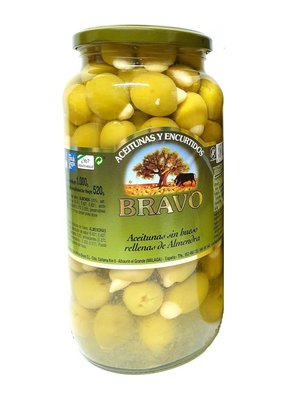 Оливки з мигдалем Bravo Aceitunas y Encurtidos 1кг, Іспанія id_1875 фото