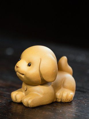 Чайний Улюбленець ручної роботи із ісинської глини: Xiǎo gǒu - Грайливе Цуценя, Китай id_11469 фото
