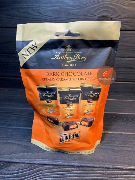 Цукерки шоколадні Anthon Berg Cointreau з карамельною начинкою 100г, Данія id_600 фото
