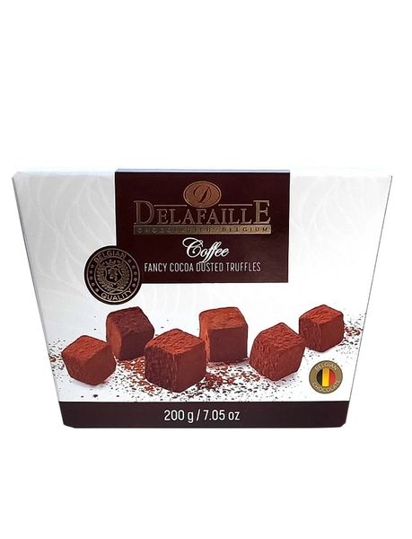 Цукерки трюфель Delafaille Truffles Coffee 200г, Бельгія id_760 фото