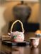 Чайник в стилі династії Сун "Полуничне кроленя" ручної роботи крижана глазур 230 мл, Китай id_9084 фото 9