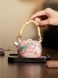 Чайник в стилі династії Сун "Полуничне кроленя" ручної роботи крижана глазур 230 мл, Китай id_9084 фото 10